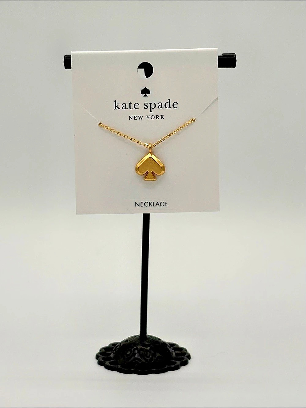 NWT Kate Spade Mini Spade Necklace